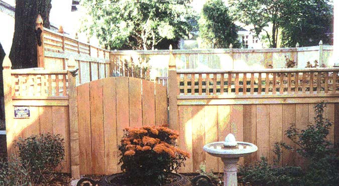 privacy fence for hot tub