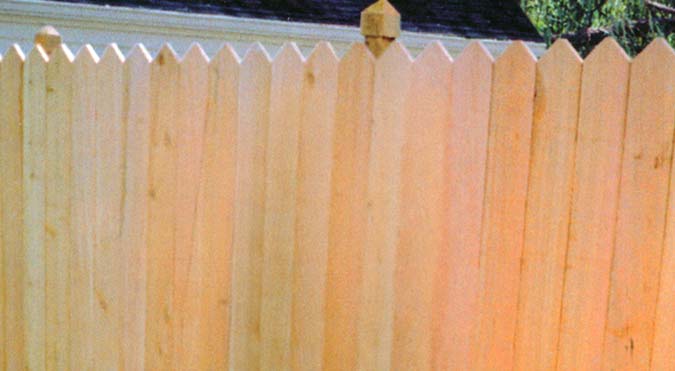 picket fence installation with no gaps between boards